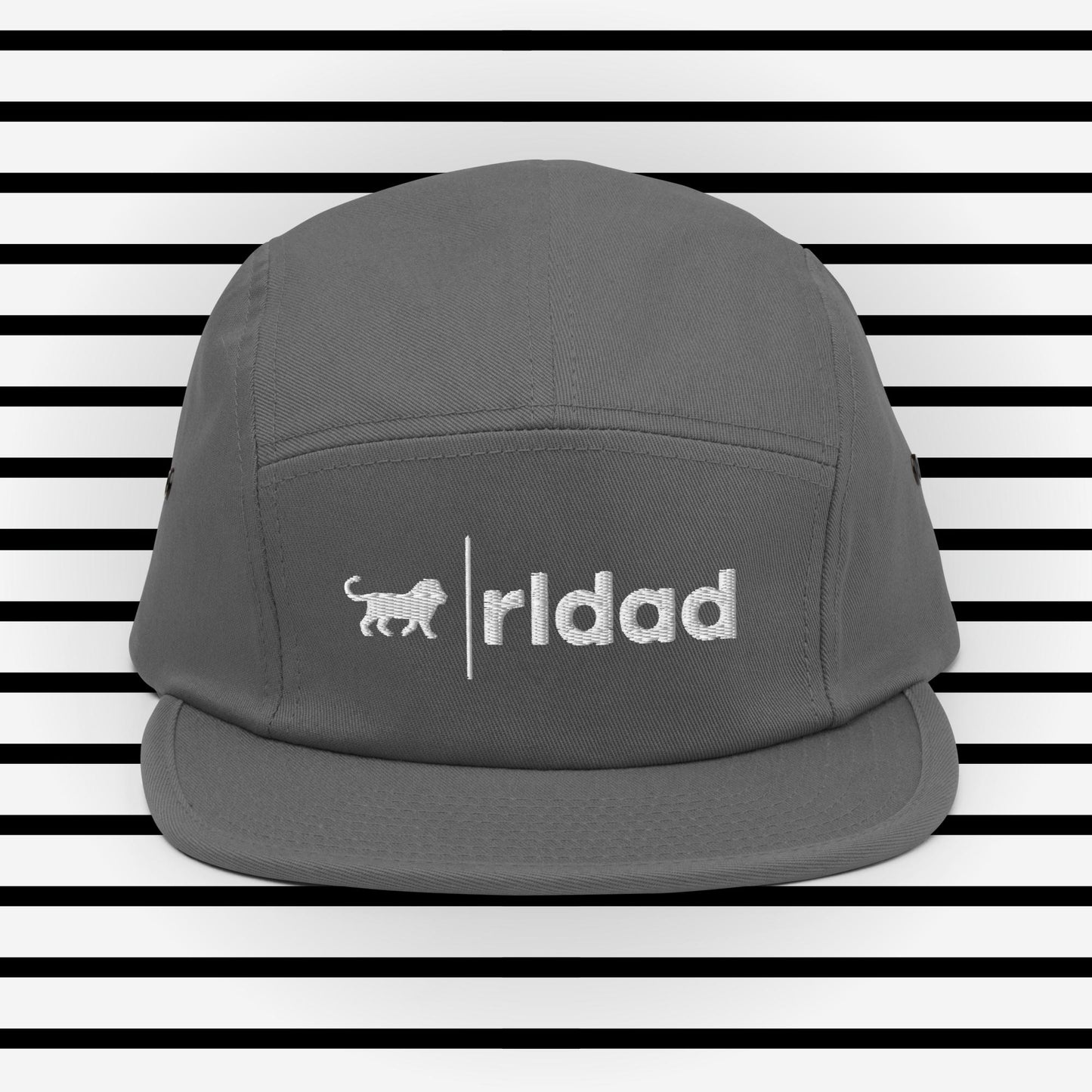Grey Five Panel Cap