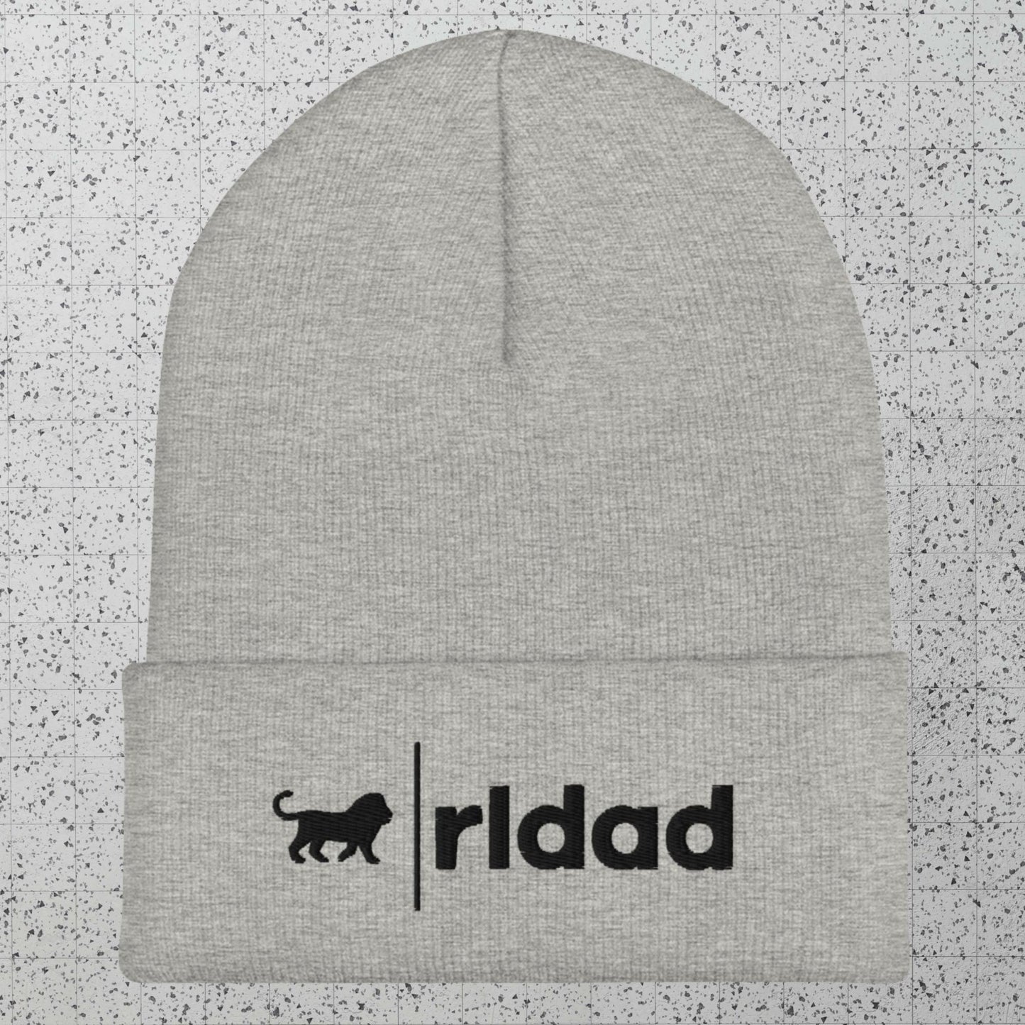 RLDAD Black Cuffed Beanie