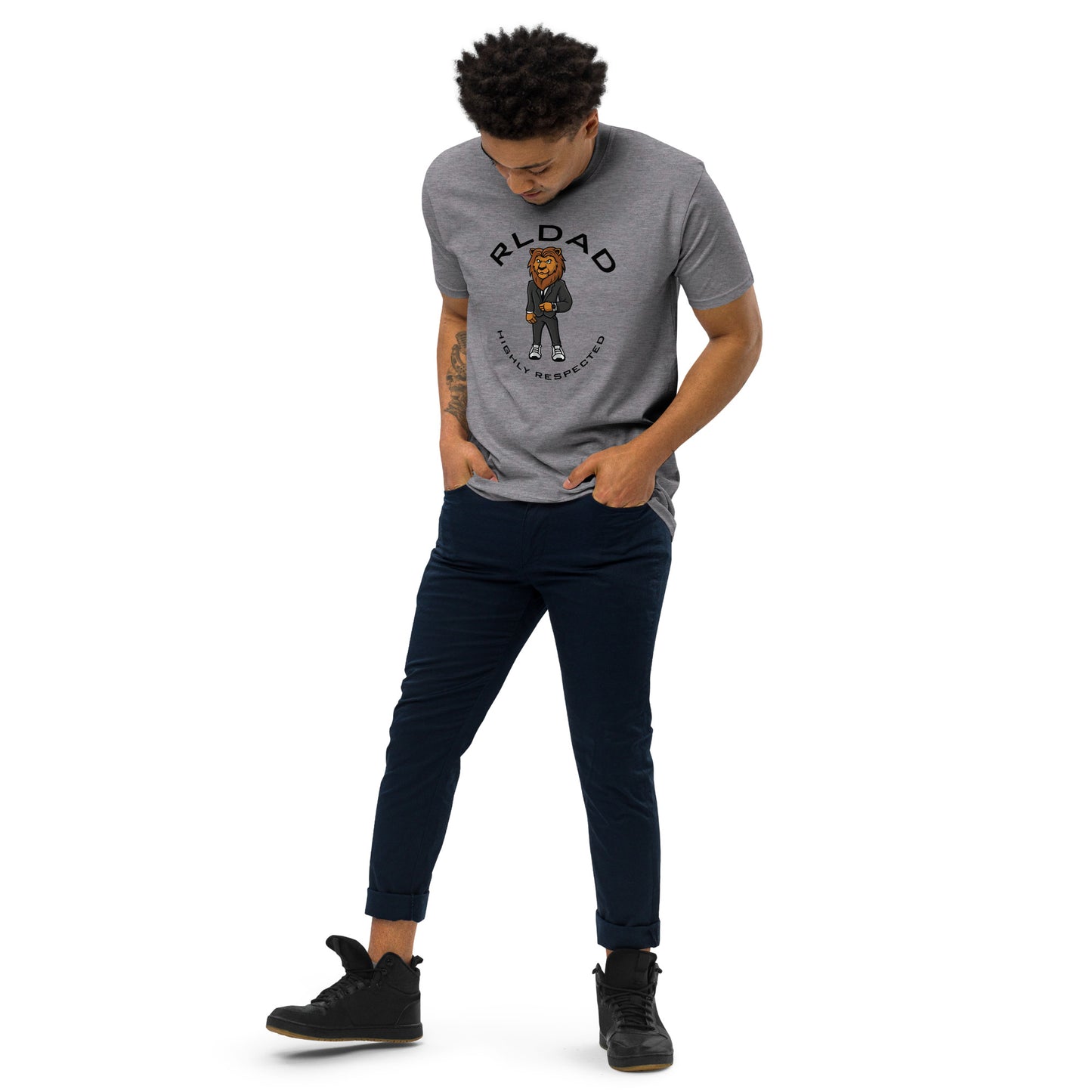 RL Lion premium heavyweight tee
