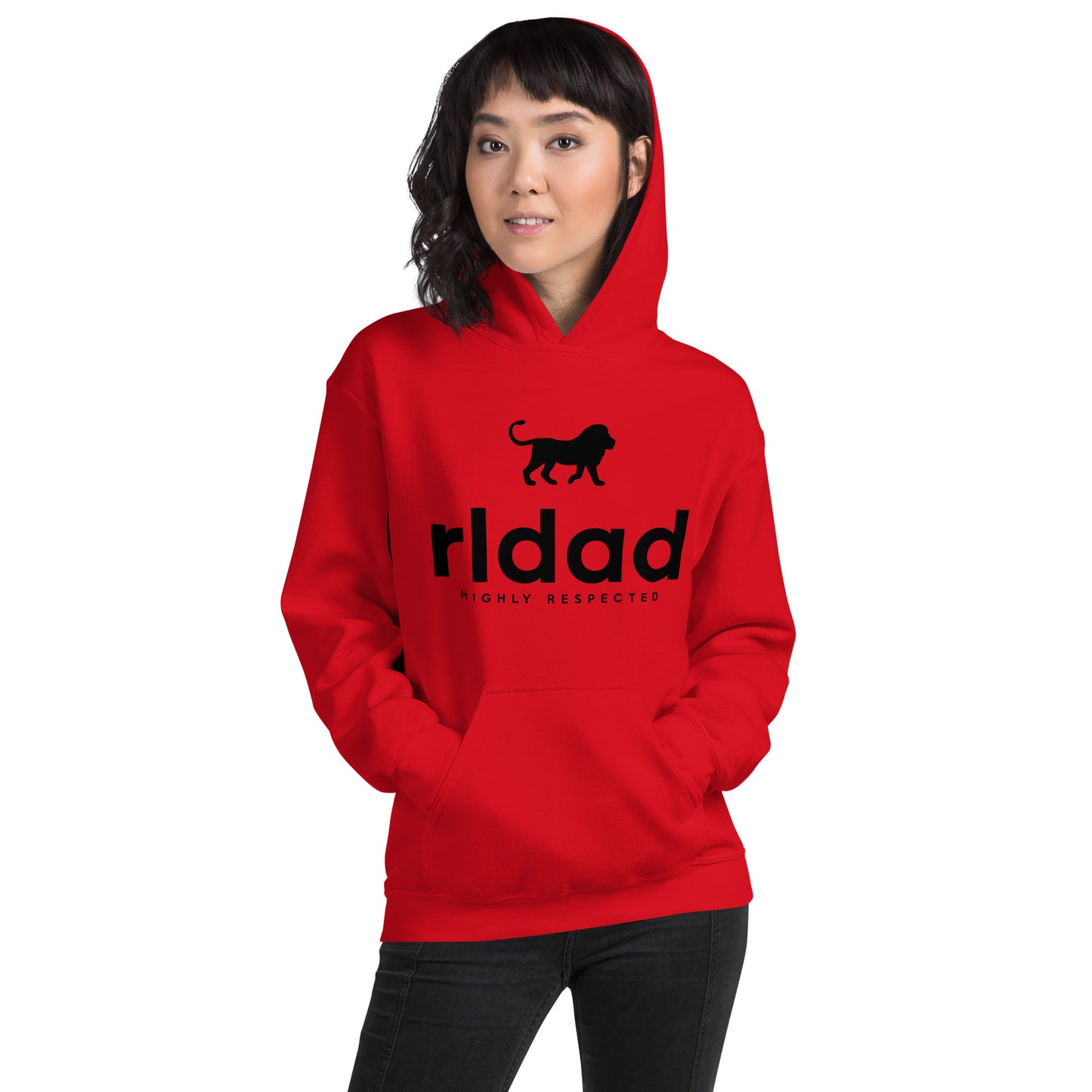 Red/black Unisex Hoodie